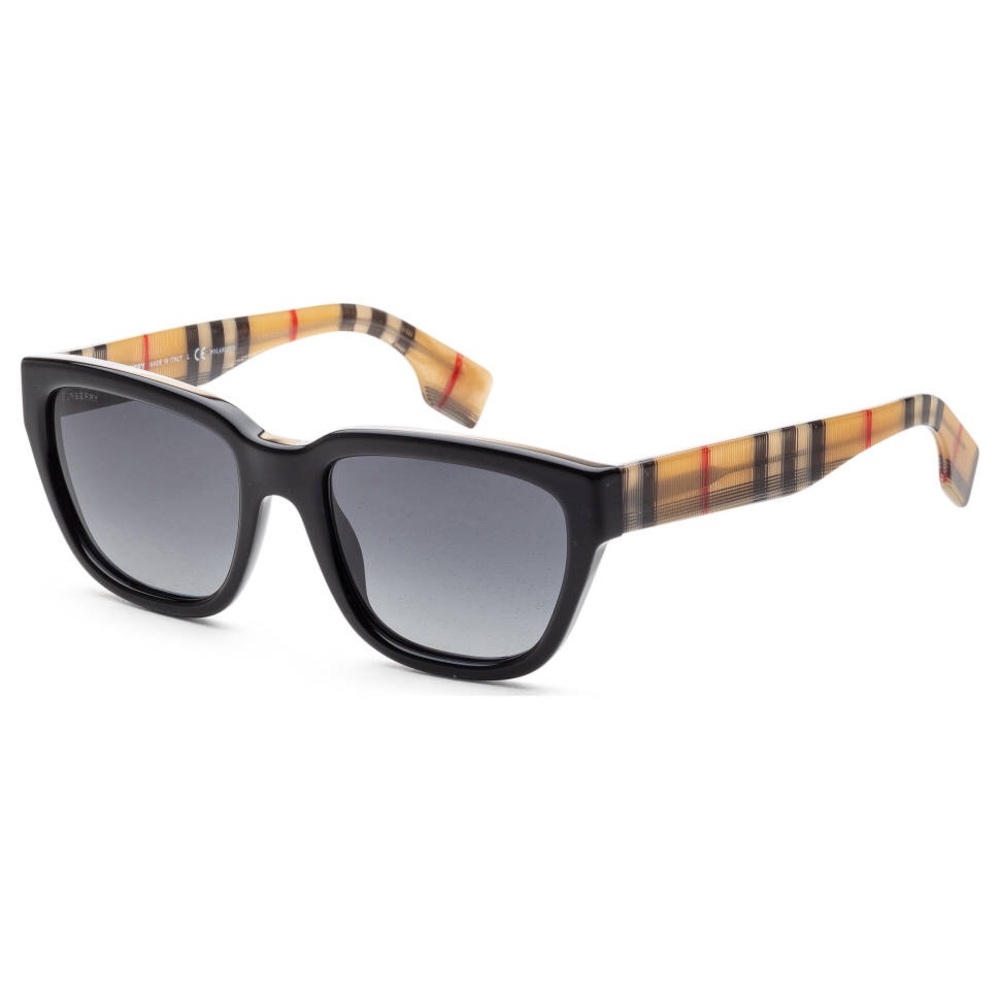 💯- New Authentic Burberry Mammoth Grey Shaded Polarized   Sunglasses BE4277…
